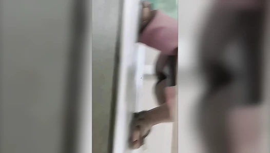 Peeing While Shopping on a Pedestrian Street