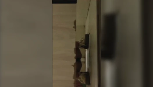 Peeing While Shopping on a Pedestrian Street