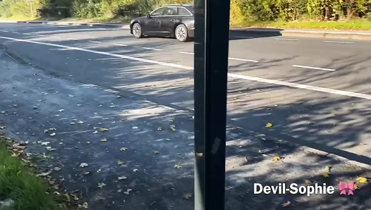 Devil Sophie - Violently Public on the main street shit on the bus stop seat - I was over