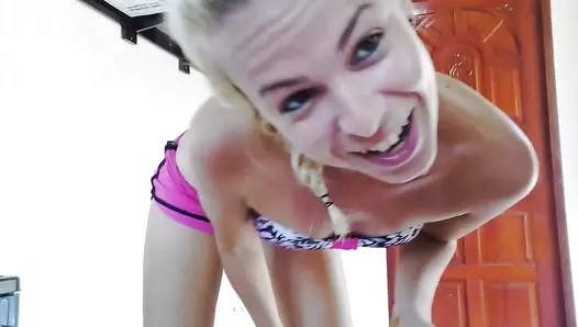 MissAnja - Pink Pants Shitting and Slow Smearing JOI