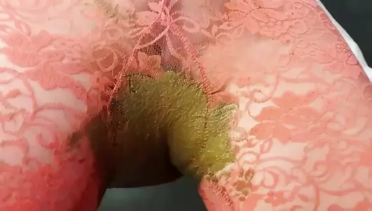 Thefartbabes - Red Smeared Tights
