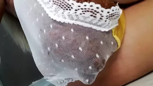 Thefartbabes - Tasty Bulge In Sheer Panties