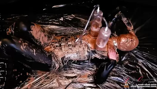 SlutOrgasma - Extreme scat play and vacuum shit udders