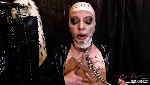SlutOrgasma - Extreme scat play and vacuum shit udders