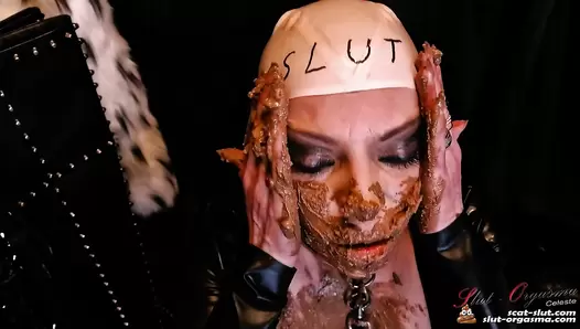SlutOrgasma - Extreme scat play and vacuum shit udders