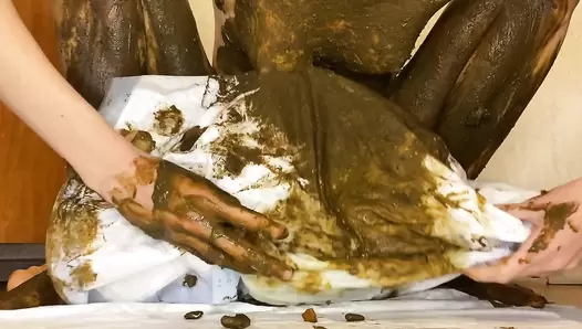 p00girl - Sloppy pussy fucking with shit