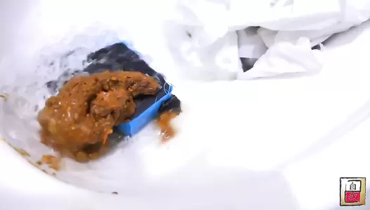 JG-541 05 Self filmed defecation videos with live commentary and a camera placed directly under the anus