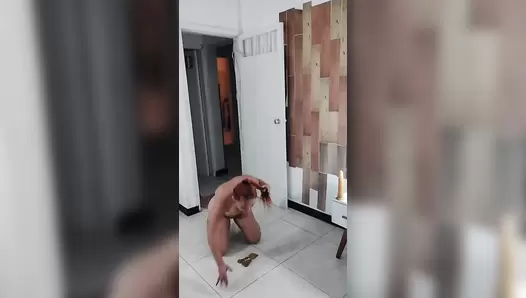 Sarathonson - Ass spanking with a mouth full of poop