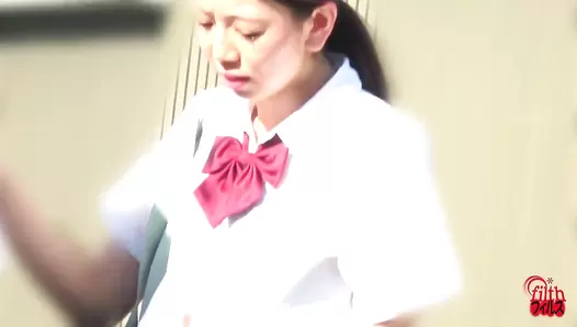 DLFF-584 02 Schoolgirls and their shameful smell! Panicky shit leaking in the car!