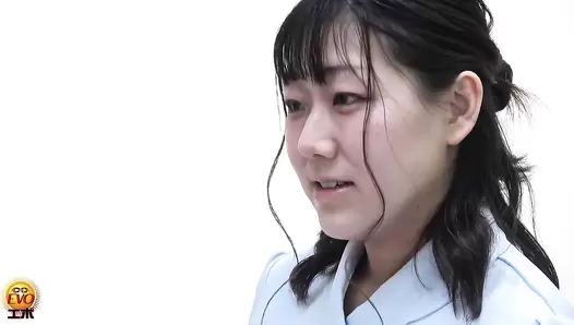 EE-781 06 Apprentice nurse trained with enema to understand the feeling of patients, JAV Collection, EE-781 06 Apprentice nurse trained with enema to understand the feeling of patients, JAV Collection,