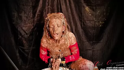 SlutOrgasma / Extreme disgusting rotten food and shit smearing