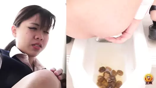 EE-374 06 Toilet sneak shots of OL’s shy sounds of poops and farts. VOL. 2