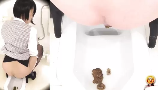 EE-374 05 Toilet sneak shots of OL’s shy sounds of poops and farts. VOL. 2