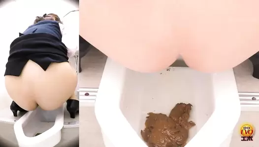 EE-374 03 Toilet sneak shots of OL’s shy sounds of poops and farts. VOL. 2