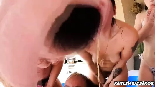 Kaitlyn Katsaros - Miss Demeanor, Keira Croft, Catalina Ossa, Natalie Brooks, Isabel Moon, Lucy Sunflower, Raven Maddoxx, and Raven Vice - 9 Girl Scat Orgy Full HD
