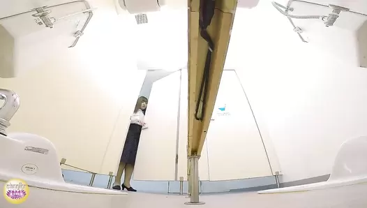 DLSL-397 03 Awkward farts and poops in the office toilet