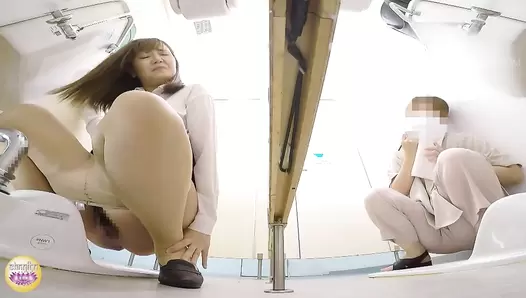 DLSL-397 03 Awkward farts and poops in the office toilet, JAV Collection, 
