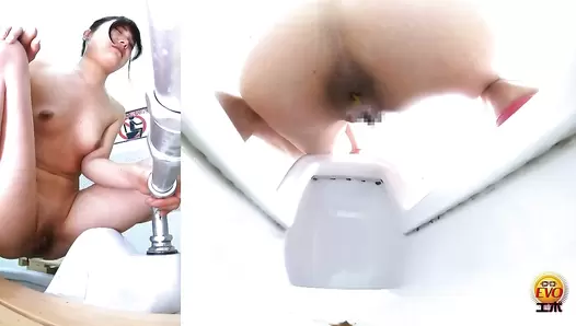 EE-603 07 Spycam inside females toilet at the certain university’s dormitory. Naked excretions! VOL. 2