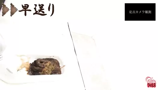 FF-167 03 Office Toilet Tank Clogged And Overfilled With Poo