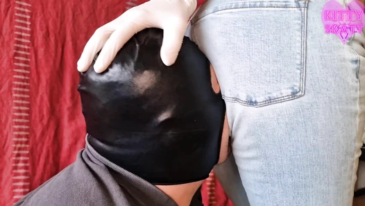 Kitty Skatt - Nasty shit jeans femdom extreme