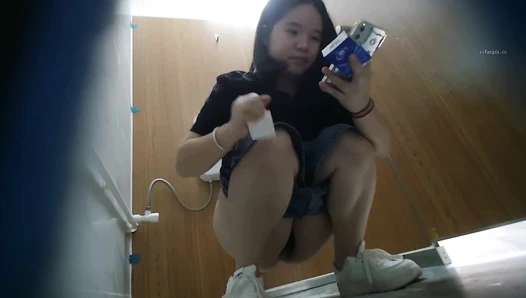 Toilet Shoot Foreground and Back View 01, SifangKTV, 
