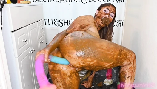 Ninounini - HARD ANAL TRAINING: I shit out a huge week-old turd then I give my ass an extreme dilation session while eating my shit ! (EATING / SCAT / PISS / FARTING / HARD ANAL / ORGASM / ATM / ATP)