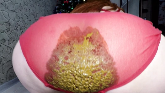 janet - Red Panty Poop