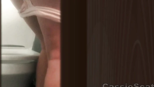 CassieScat - POV Spying Friend Visit + Massive Shorts Mess