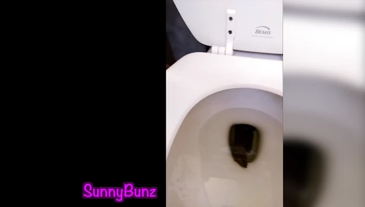 SunnyBunzCamgirl - Poop, Pee & One Cute Little Fart - Bathroom-Diary Style