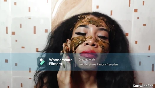 LittleKatty - Dirty My Face nd Hair, Shit Saved for 5 Days, Amateur Collection, 