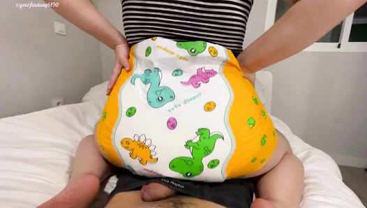 Yourfantasy6190 - Diaper farting on dick