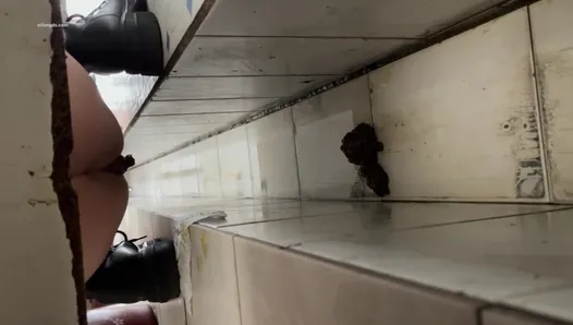 Female Hand Ditch Dry Toilet Hidden Shooting #17 82V