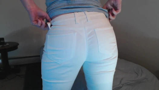 CosmicGirl - Stinky Farting In My Sexy White Skinny Jeans
