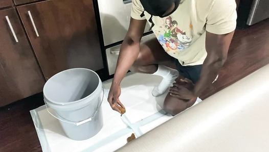 Ebonybooty49 - First time tasting shit
