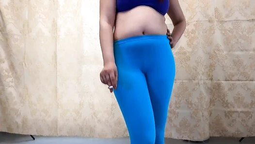 janet - Light Blue Leggings Shitty Mess