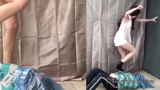 suppkakiem - Alina liquid pooping and dancing on slave