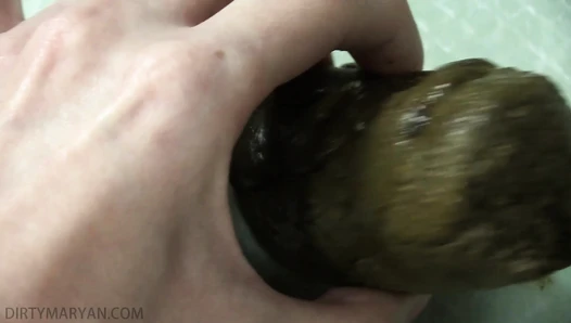 DirtyMaryan - Pooping and showing texture of my shit