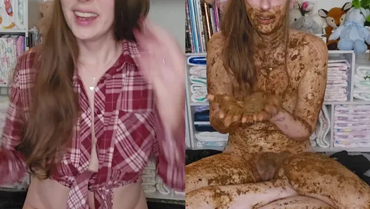 PrincessBabyLuna - Dirty Dildo & Smearing, Amateur Collection, 