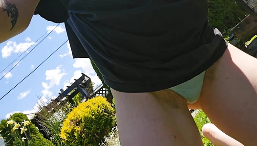 Nerdy Faery - Poop and Pee Fountain in my Garden