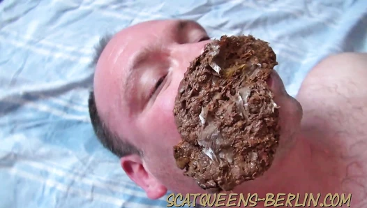 Scatqueens-Berlin - Fat shit for the toilet slave P2